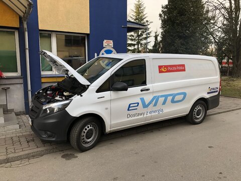 Kraków_testy pojazdów elektrycznych w Poczcie Polskiej   