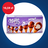 Lody Milka Mini rożki, 8x25 ml.png