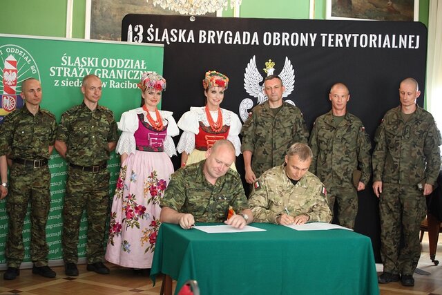 Porozumienie śląskich terytorialsów ze strażnikami granicznymi