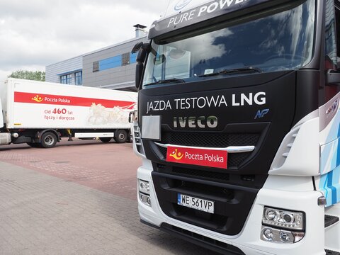 Iveco _ jazda testowa Poczty Polskiej  