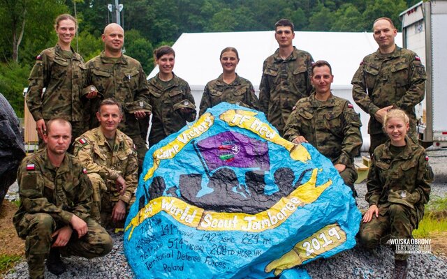 Terytorialsi zabezpieczający 24th World Scout Jamboree wrócili do kraju - 04.08.2019