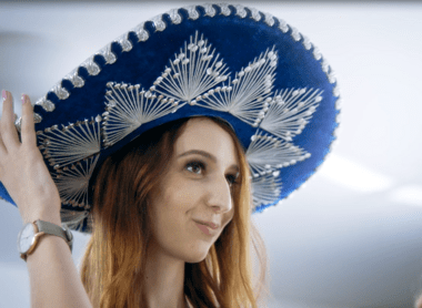 Na zdjęciu: Magdalena Bak w sombrero 