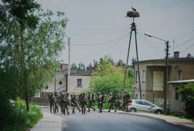 Szkolenie żołnierzy Wojsk Obrony Terytorialnej w SRO