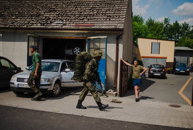 Szkolenie żołnierzy Wojsk Obrony Terytorialnej w SRO