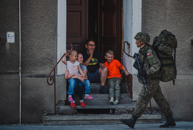 Szkolenie żołnierzy Wojsk Obrony Terytorialnej w SRO