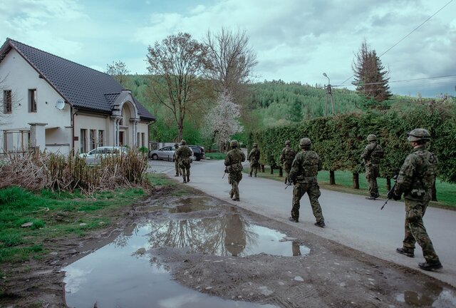 Szkolenie żołnierzy Wojsk Obrony Terytorialnej w SRO