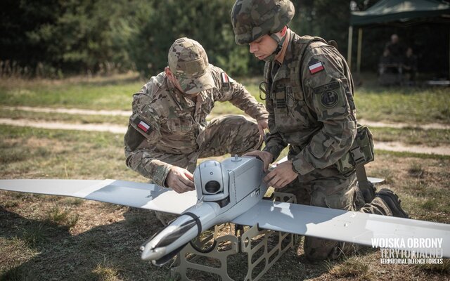 Szkolenie operatorów BSP FlyEye z Wojsk Obrony Terytorialnej