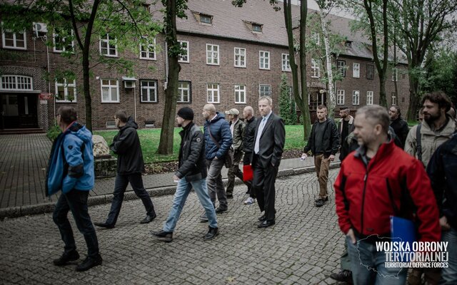 Zapoznanie ochotników z warunkami służby w Skwierzynie