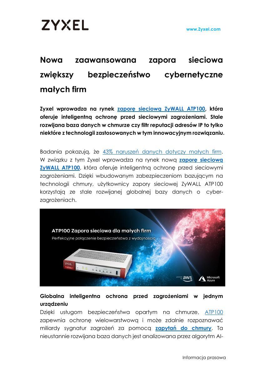 Zyxel_ATP100_Zapora sieciowa dla małych firm.pdf