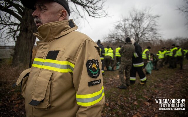 1 Podlaska Brygada OT podczas ćwiczeń z działań kryzysowych w Goniądzu - 10.11.2019