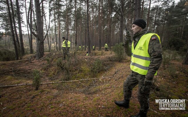 1 Podlaska Brygada OT podczas ćwiczeń z działań kryzysowych w Goniądzu - 10.11.2019