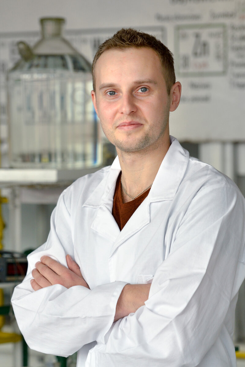 Na zdj. dr inż. Mariusz Szkoda. Fot. Krzysztof Krzempek/Politechnika Gdańska
