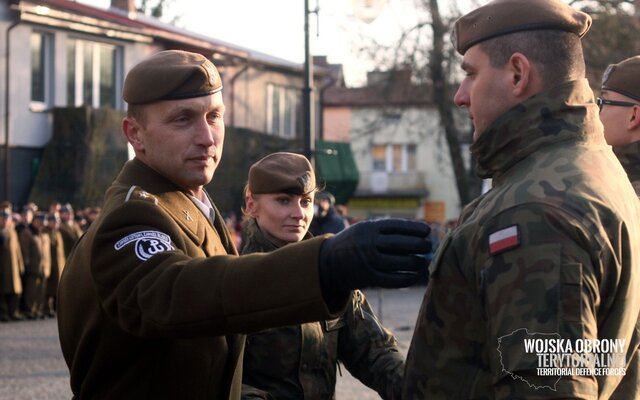 Przysięga i promocja podoficerska żołnierzy 2 Lubelskiej Brygady OT