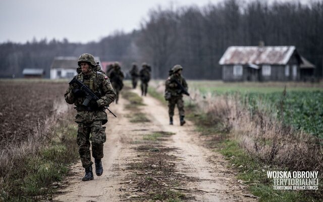 Szkolenie żołnierzy WOT w gm. Repki