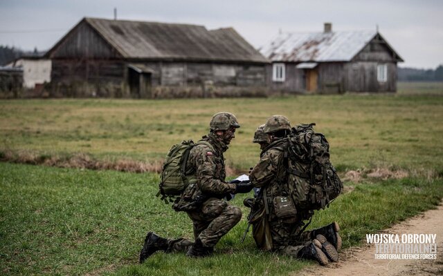 Szkolenie żołnierzy WOT w gm. Repki