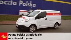 Poczta Polska po raz pierwszy świąteczne prezenty dowozi elektrycznymi autami.mp4