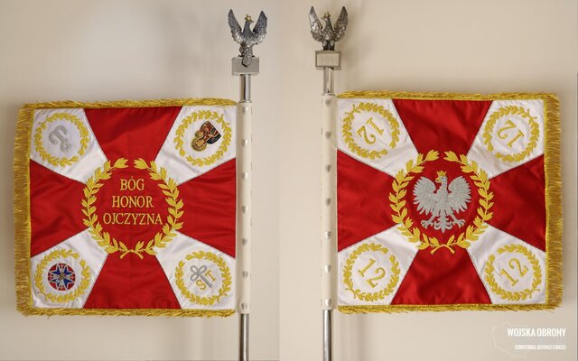 Sztandar dla 12 Wielkopolskiej Brygady OT