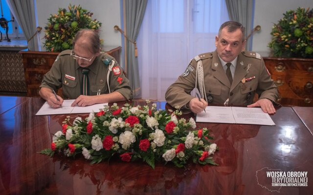 Porozumienie o współpracy WOT z ZHP i ZHR