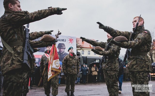 Pierwsza przysięga zachodniopomorskich terytorialsów