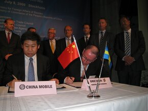 Podpisanie umów ramowych z operatorami chińskimi