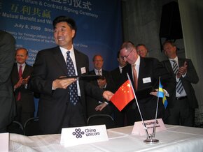 Podpisanie umów ramowych z operatorami chińskimi