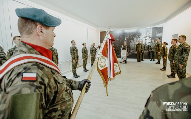 Przysięga żołnierzy 14 Zachodniopomorskiej Brygady OT