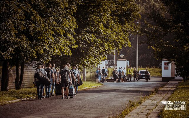 Kazuń. Powołanie do służby w 6 Mazowieckiej Brygadzie OT.