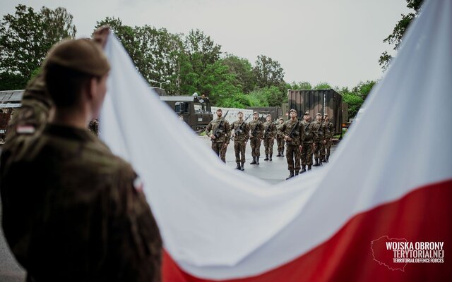 Przysięga żołnierzy 9ŁBOT w Zgierzu