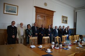Ceremonia podpisania umowy o współpracy PG z Urzędem Morskim w Gdyni w ramach projektu InSecTT.