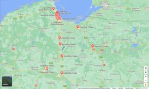 GreenWay zintegrowało swój system informatyczny z Mapami Google.
Źródło: Google Maps