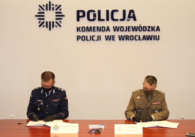 Terytorialsi podpisali porozumienie z dolnośląską Policją