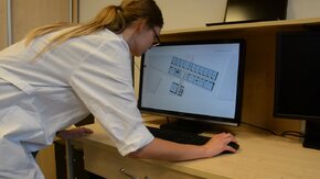 Lokalizacja poszukiwanego sprzętu za pomocą anteny rekonfigurowalnej