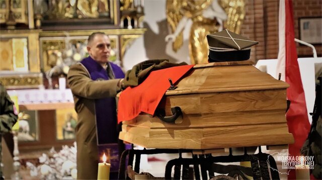Pogrzeb mjr. Lucjana Deniziaka, żołnierza AK