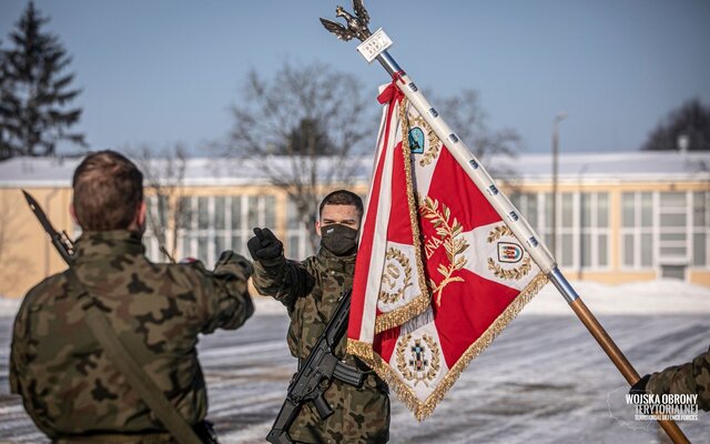 Przysięga w 4 Warmińsko-Mazurskiej Brygadzie OT