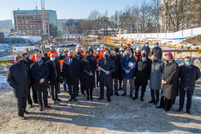 Wmurowanie aktu erekcyjnego pod budowę CK STOS.