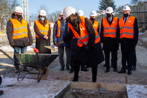 Wmurowanie aktu erekcyjnego pod budowę CK STOS.