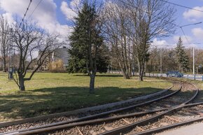 Na zdj. pętla tramwajowa w Oliwie
