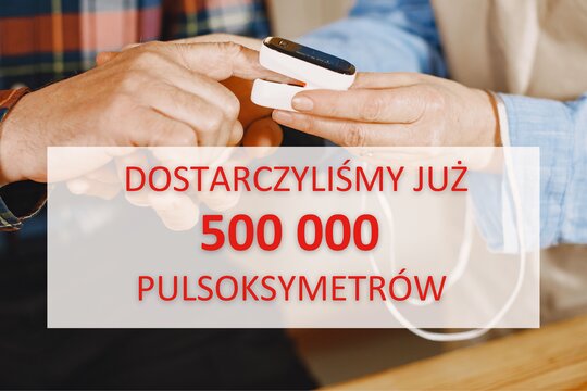 500 000 pulsoksymetrów dostarczonych przez Pocztę Polską 