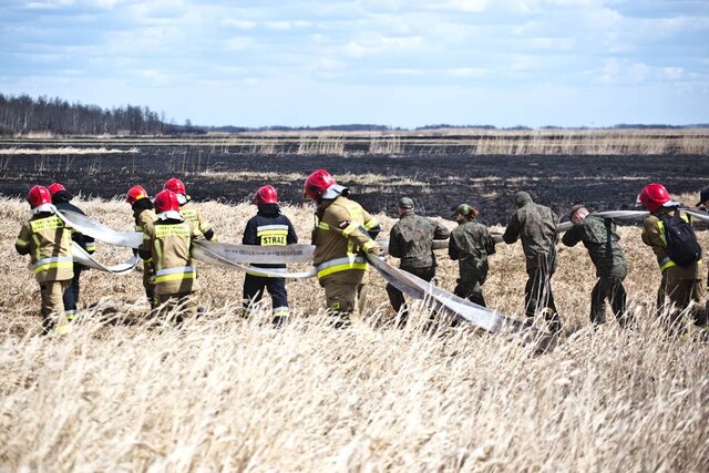 Podlascy terytorialsi wspierają strażaków