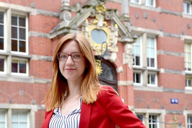 Na zdj. Agnieszka Mikołaczyk. Fot. Krzysztof Krzempek / Politechnika Gdańska