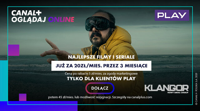 „Zapłać z Play”  w serwisie CANAL+ online i ciesz się dostępem do seriali, filmów i sportu w atrakcy 