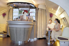 theemiratesstandshowcasedtheairlinersquosnewlyrefresheda380onboardloungealongwithotherproducts_.jpg