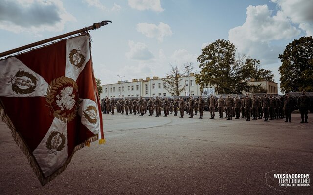 Przysięga w 1 Podlaskiej Brygadzie OT