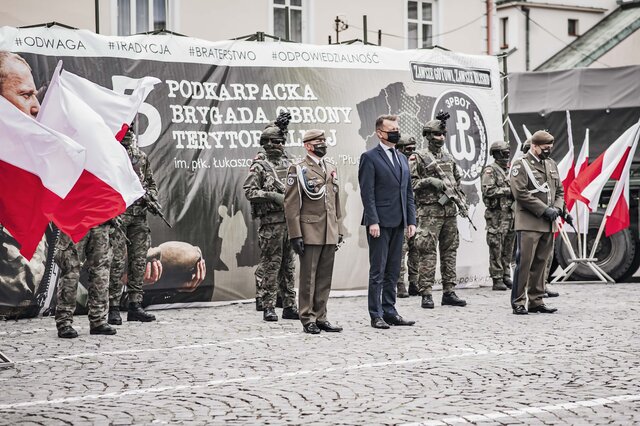 Przysiega w 3 Podkarpackiej Brygadzie OT