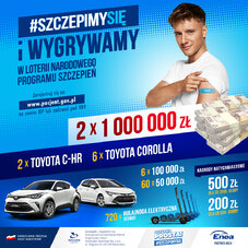 Grupa Enea wspiera akcję informacyjną dotyczącą Loterii Narodowego Programu Szczepień (2)