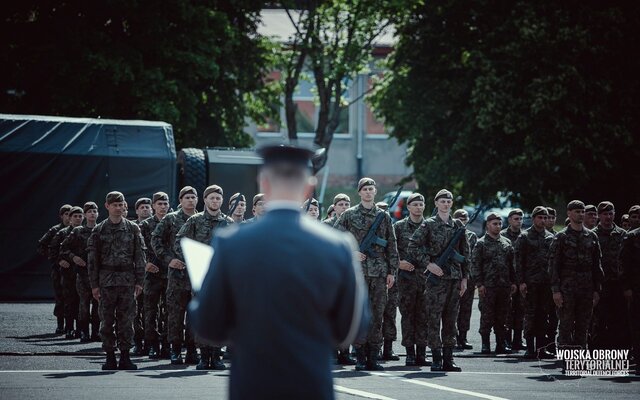 Przysięga wojskowa w Słupsku.