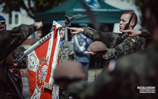 Przysięga wojskowa w Słupsku.