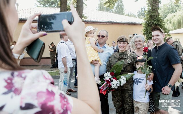 Przysięga żołnierzy 10ŚBOT w Sandomierzu