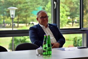 Tomasz Brzoskowski, wójt gminy Stężyca. Fot. Agnieszka Głowacka/PG