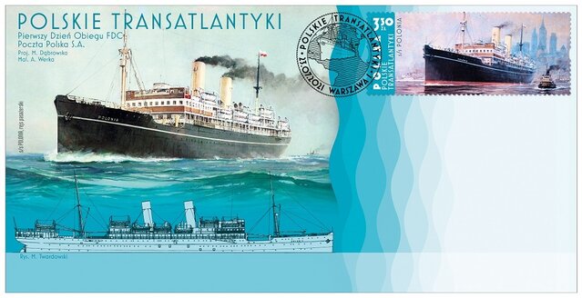 TRANSATLANTYKI FDC POLONIA 